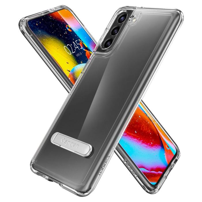 UTGATT - Spigen Ultra Hybrid S Skal Galaxy S21 Plus - Crystal Clear