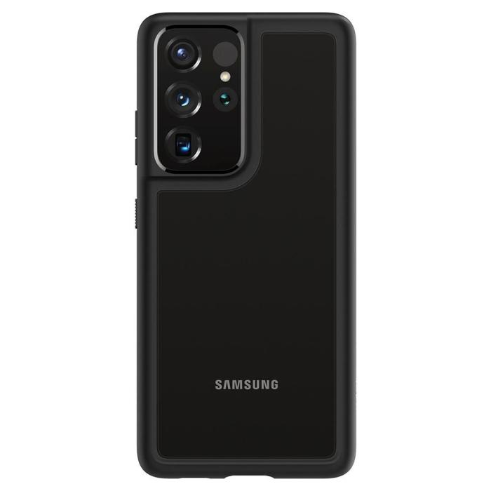 UTGATT5 - SPIGEN Ultra Hybrid Skal Galaxy S21 Ultra Matte Svart