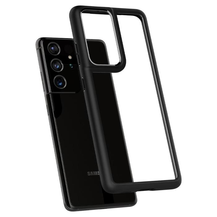 UTGATT5 - SPIGEN Ultra Hybrid Skal Galaxy S21 Ultra Matte Svart