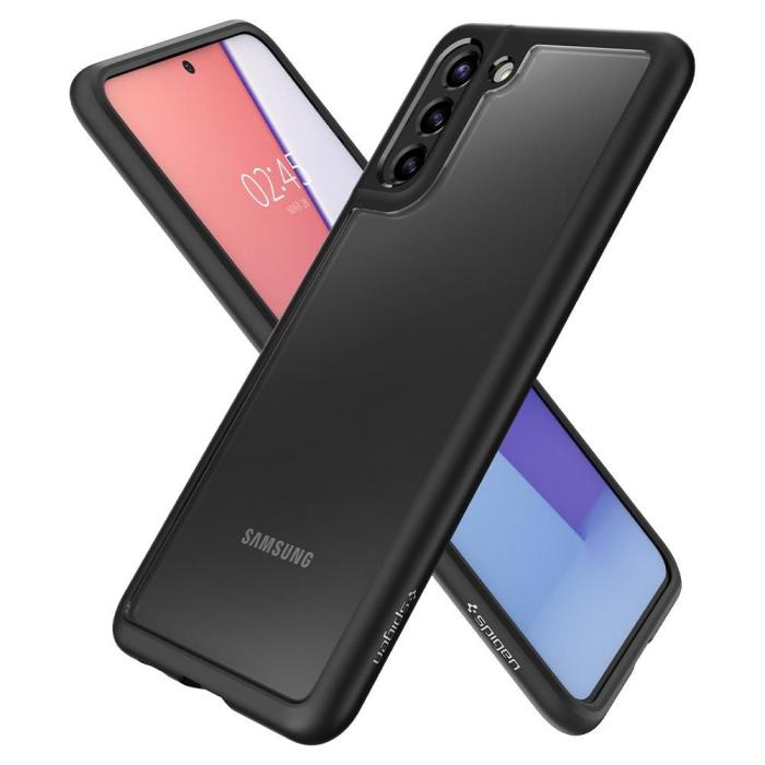 Spigen - SPIGEN Ultra Hybrid Skal Galaxy S21 Plus - Matte Svart