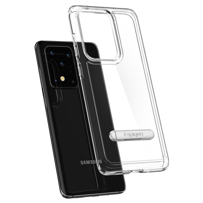 UTGATT1 - SPIGEN Ultra Hybrid ”S” mobilskal Galaxy S20 Ultra Klar