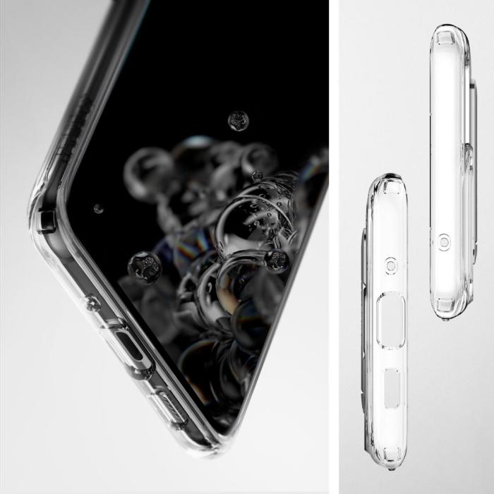 UTGATT1 - SPIGEN Ultra Hybrid ”S” mobilskal Galaxy S20 Ultra Klar