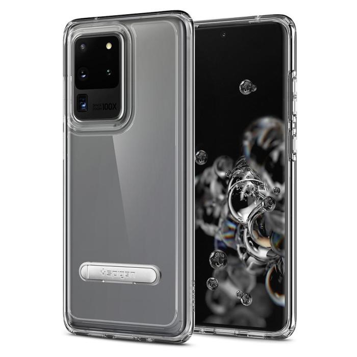 UTGATT1 - SPIGEN Ultra Hybrid ”S” mobilskal Galaxy S20 Ultra Klar