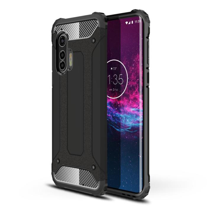 A-One Brand - Armor Guard Mobilskal Motorola Edge Plus - Svart