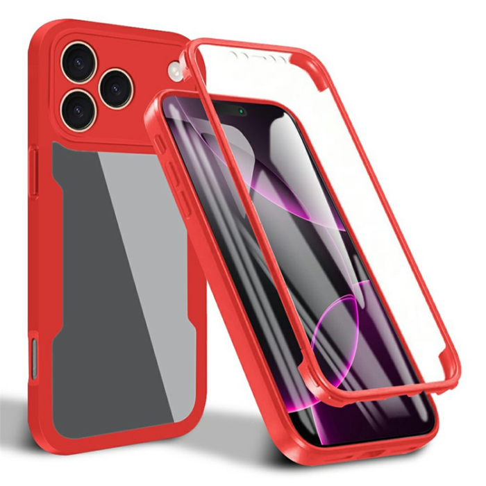 A-One Brand - iPhone 17 Pro Mobilskal Acrylic + TPU - Röd