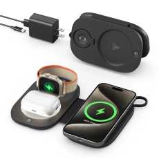 OEM - 3in1 MagSafe Trådlös Laddare iPhone, Apple Watch, Airpods