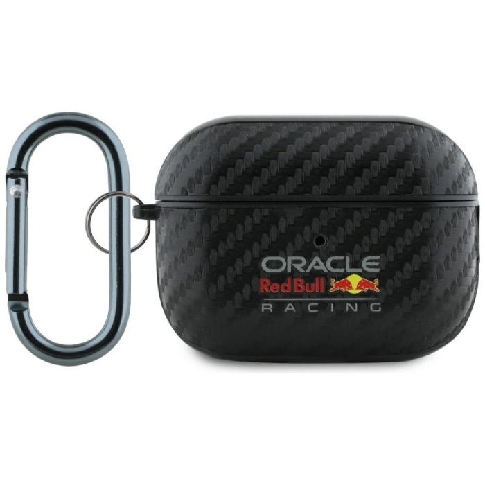 Red Bull - Red Bull AirPods Pro 2 Skal PU Carbon Logo - Svart