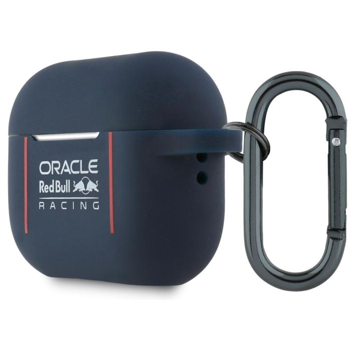 Red Bull - Red Bull AirPods Pro 2 Skal Silicone Logo & Lines - Marinblå