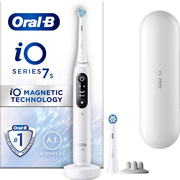 Oral B - Oral B Eltandborste iO7 - Vit