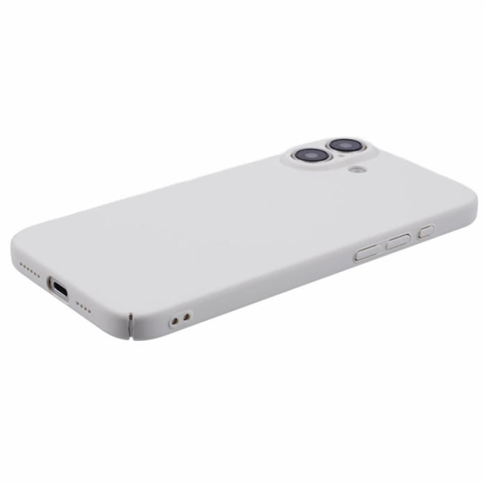 A-One Brand - iPhone 16 Plus Mobilskal Skin-Touch Rubberized PC - Vit