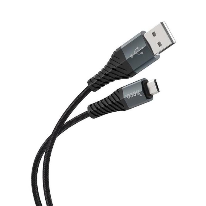 UTGATT1 - Hoco Cool Micro USB Kabel 1m - Svart