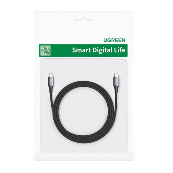 Ugreen - Ugreen USB-C till USB-C kabel 3m - Grå