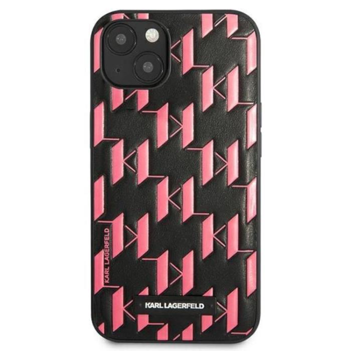 KARL LAGERFELD - Karl Lagerfeld iPhone 13 mini Skal Monogram Plaque - Rosa
