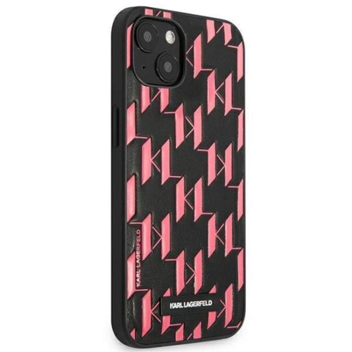 KARL LAGERFELD - Karl Lagerfeld iPhone 13 mini Skal Monogram Plaque - Rosa