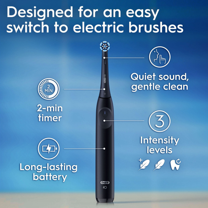 Oral B - Oral B Eltandborste iO2 Series Duo Night Black/Forest Green