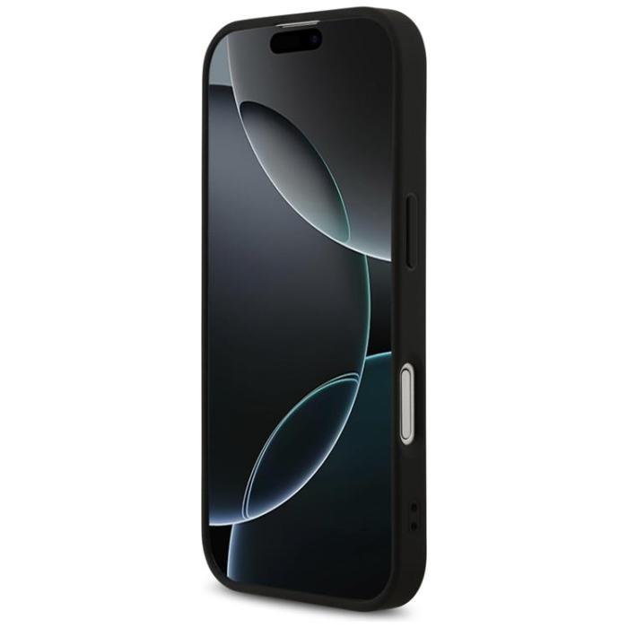 Guess - Guess iPhone 17 Mobilskal MagSafe 4G Printed Stripes - Svart