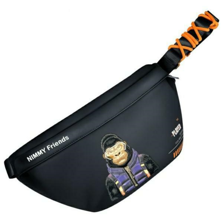 Nimmy Axelväska Crossbody Cool & Cute 2.0 Gorilla - Svart | 2353 | AlltMobil