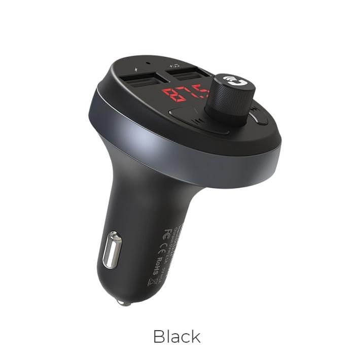 Hoco - HOCO Billaddare + transmitter FM Bluetooth E41
