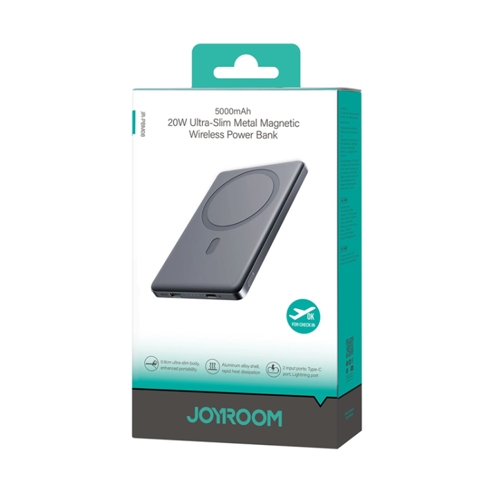 Joyroom - Joyroom JR-PBM08 Powerbank 5000mAh 20W - Grå