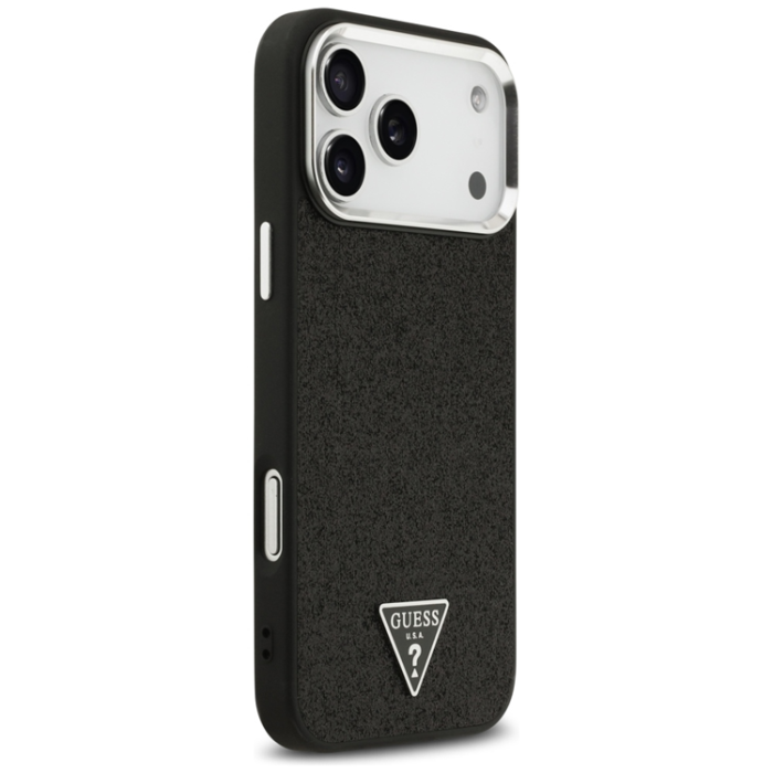 Celly - Guess iPhone 18 Pro Max/17 Pro Max Mobilskal MagSafe Glitter Triangle Logo
