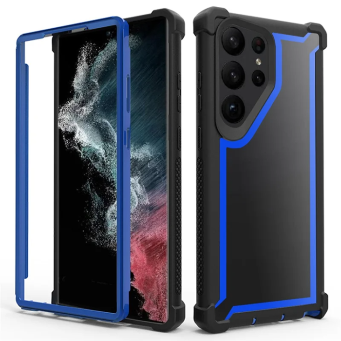 A-One Brand - Galaxy S25 Ultra Mobilskal TPU + PC Shockproof - Blå