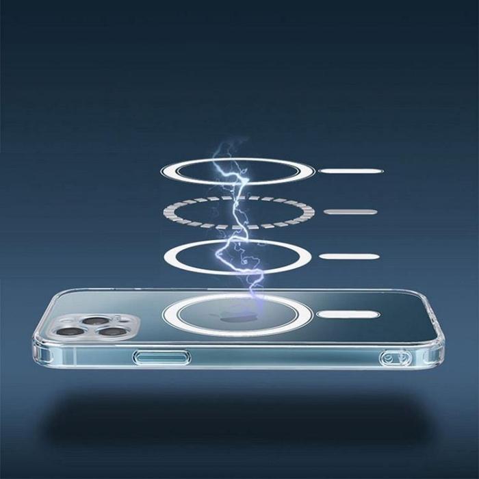 OEM - iPhone 14 Plus Mobilskal Magsafe Clear MID - Transparent