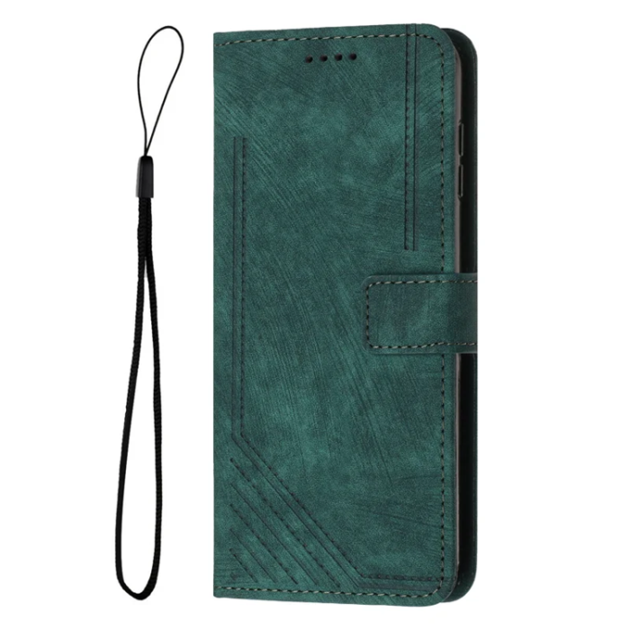 A-One Brand - Sony Xperia 10 VII Plånboksfodral Imprinted Lines - Grön
