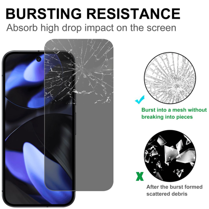 A-One Brand - Google Pixel 10 Pro XL Härdat Glas Skärmskydd Arc Edge - Svart