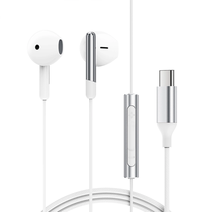 Acefast - Acefast L3 In-Ear USB-C Hörlurar med Mikrofon - Vit