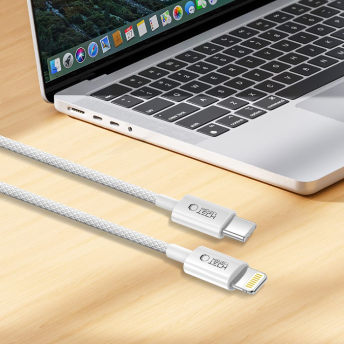 Tech-Protect - Tech-Protect USB-C till Lightning kabel Ultraboost 2m - Grå