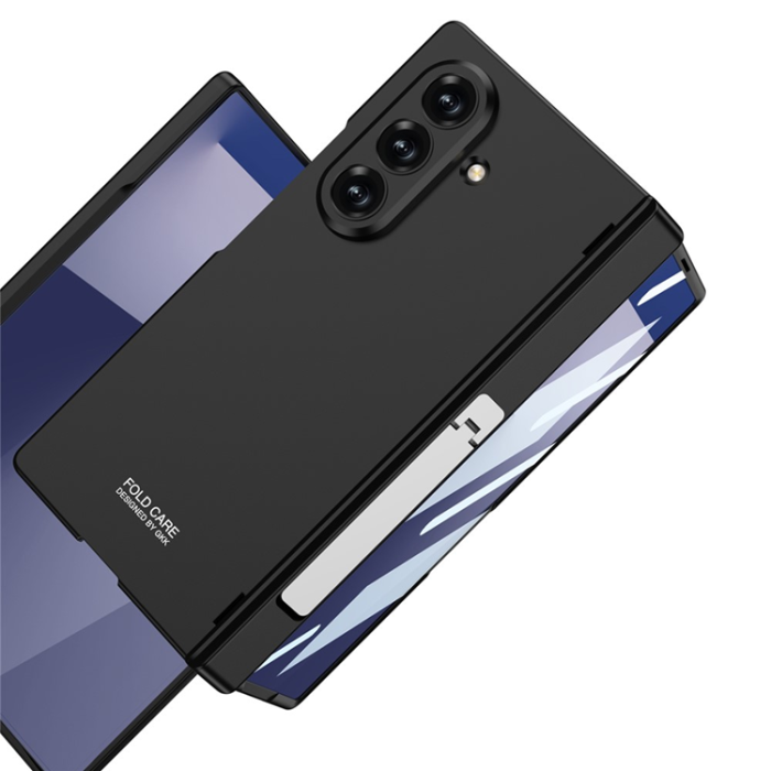 GKK - GKK Galaxy Z Fold 7 Mobilskal Hinge Kickstand - Svart