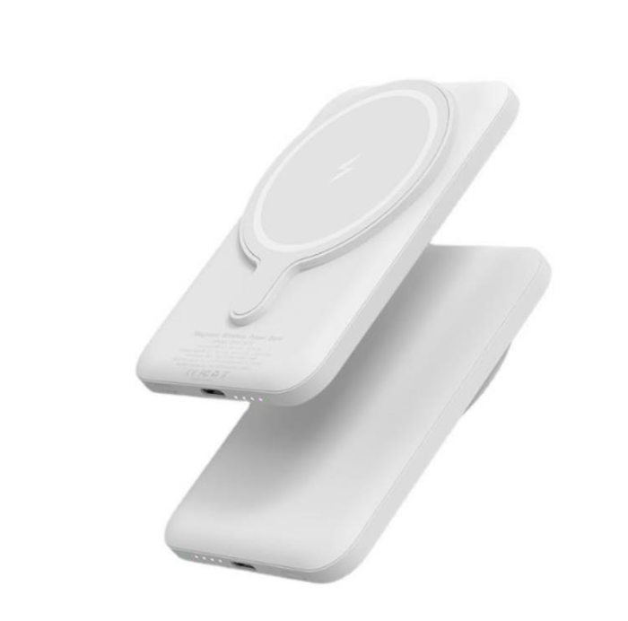 A-One Brand - Magsafe Trådlös Power Bank 10000mAh - Vit