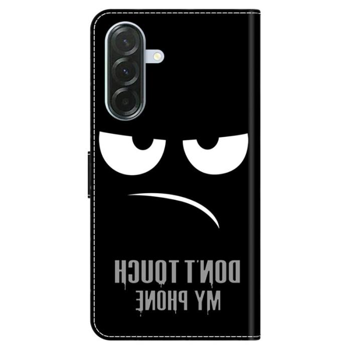 OEM - Samsung Galaxy A57 Plånboksfodral Konstläder 3D Mönster - Vit