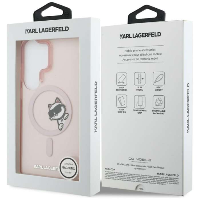 KARL LAGERFELD - Karl Lagerfeld Mobilskal För Galaxy S26 Ultra MagSafe IML Peekaboo Choupette
