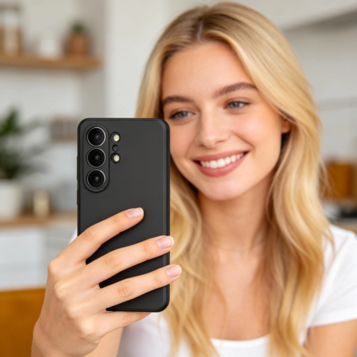 Tech-Protect - Tech-Protect Mobilskal För Galaxy S26 Ultra Magsafe Silikon - Svart