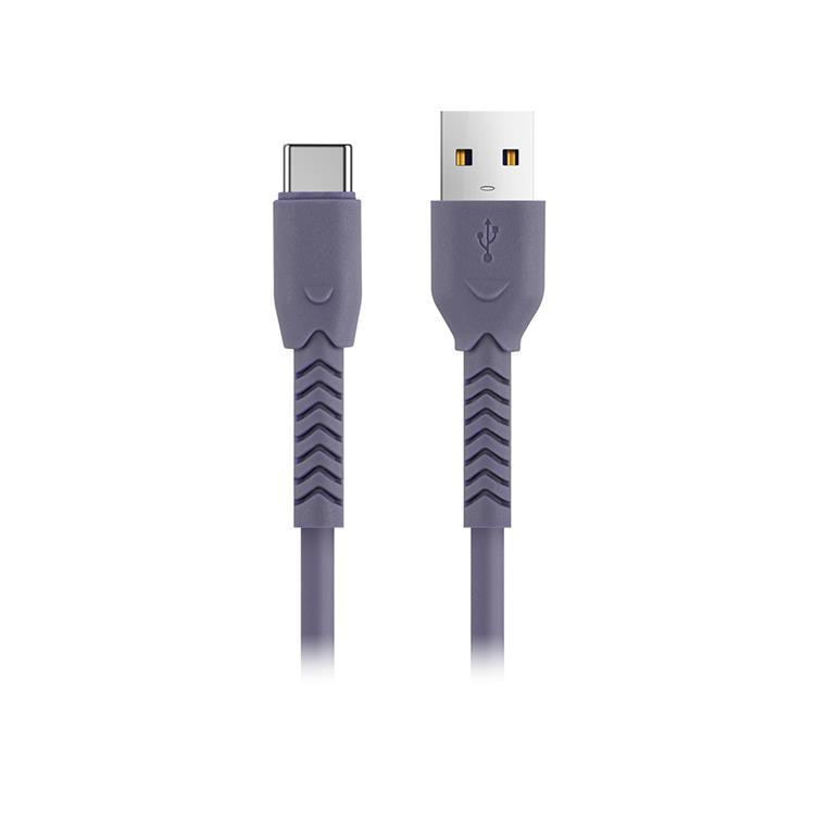 Maxlife USB-C till USB-A kabel 1m 3A MXUC-04 - Lila | 3541 | AlltMobil