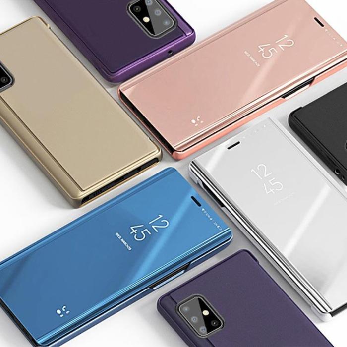 UTGATT1 - Clear View Mobilfodral Huawei P Smart 2020 - Blå