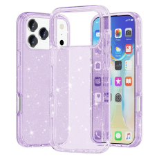 A-One Brand - iPhone 17 Pro Max Mobilskal Glittrande Puderglitter - Lila