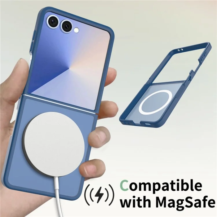 A-One Brand - Galaxy Z Flip 7 Mobilskal Magsafe Acrylic - Blå