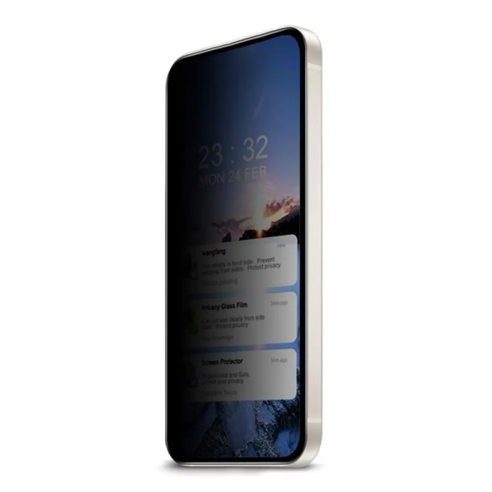 Taltech - Google Pixel 7 Pro Härdat Glas Skärmskydd Anti-spy Privacy