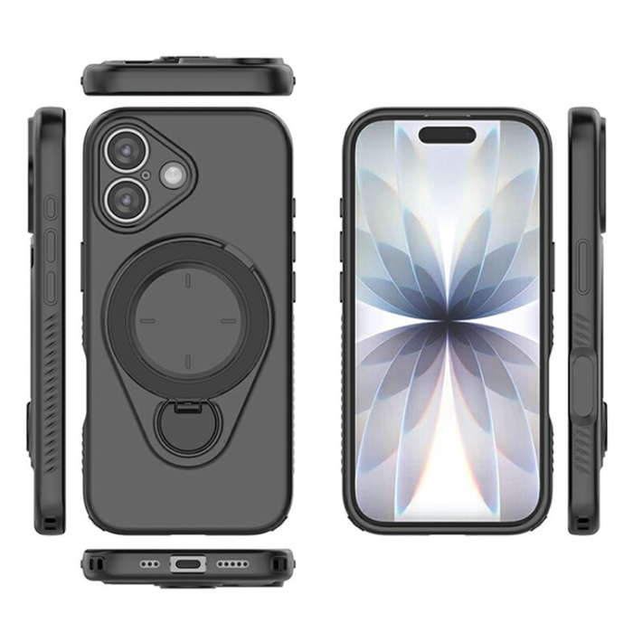 A-One Brand - iPhone 16 Mobilskal MagSafe Rotating Kickstand TPU PC