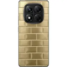 Gustaf - Mobilskal till Xiaomi Redmi Note 14 Pro med Gyllene Murstenar