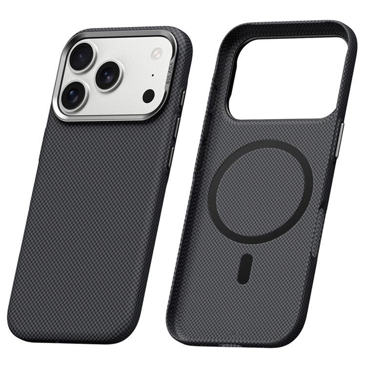 SULADA Mobilskal till iPhone 17 Pro MagSafe Grid Texture (Titansvart) | 2353 | AlltMobil