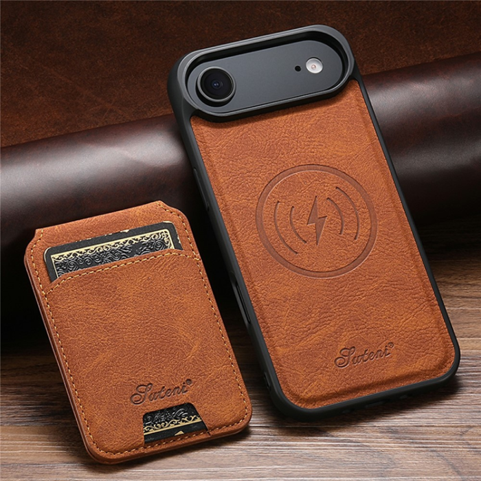 SUTENI - SUTENI iPhone 17 Air Mobilskal MagSafe Kickstand H16 - Khaki