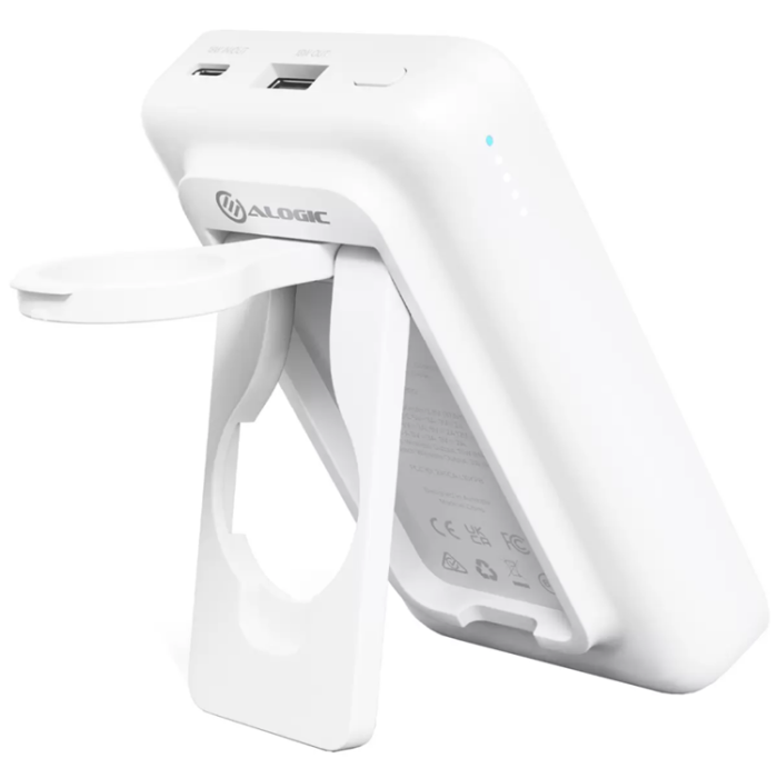 ALOGIC - Alogic Magsafe Trådlös Powerbank 10000 mAH - Vit