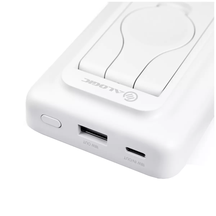 ALOGIC - Alogic Magsafe Trådlös Powerbank 10000 mAH - Vit