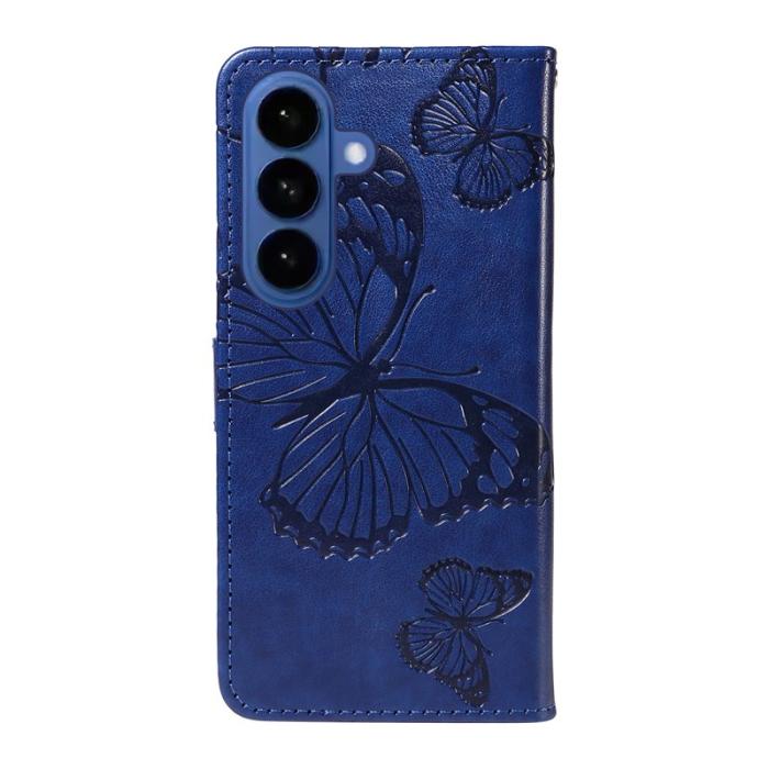 OEM - Plånboksfodral för Samsung Galaxy S26 Plus Konstläder Ställ - Blå