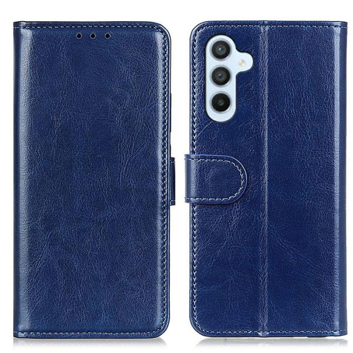 OEM - Mobilfodral för Samsung Galaxy S26 Plus Konstläder Ställ - Blå