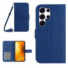 OEM - Pl&aring;nboksfodral f&ouml;r Samsung Galaxy S26 Ultra Konstl&auml;der Stativ - Safir