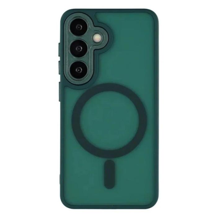 WANLONFENG - WANLONFENG Mobilskal för Samsung Galaxy S26 Plus Shockproof Magnetiskt Mörkgrön